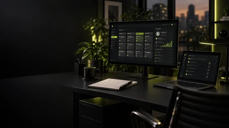 Custom CRM for small business: sales pipeline and customer profile screen